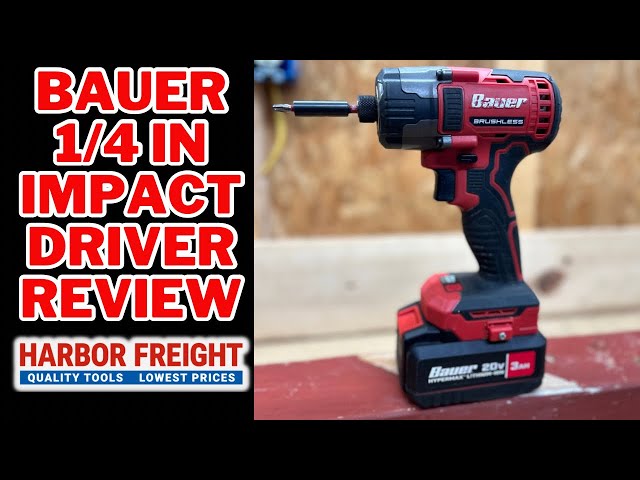 Bauer 1/4 Inch Brushless Impact Driver Review After 2 Years | Harbor Freight Tool Review
