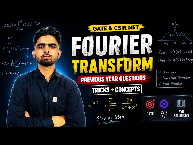 Fourier Transform Questions | GATE & CSIR NET Physics | PYQs + Tricks