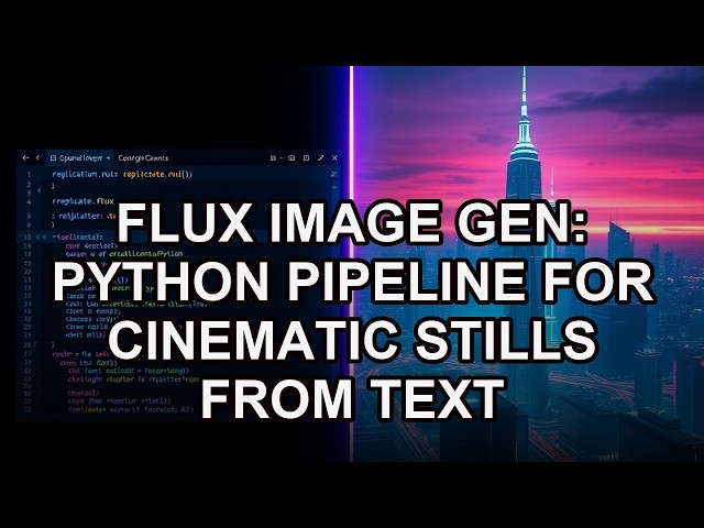 Flux Image Gen: Python Pipeline for Cinematic Stills from Text