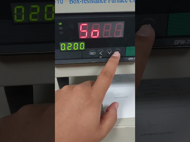 How to set Temperature of Furnace..