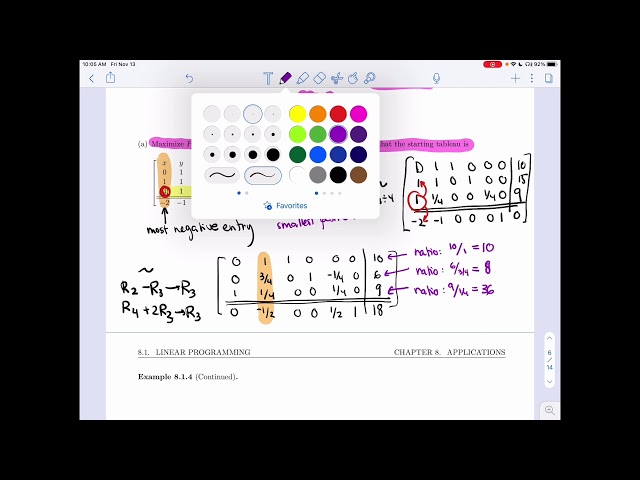 Linear Algebra 8.1.1 - The Simplex Method : Standard form. (3 of 4)