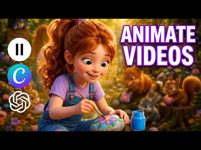 How to Make Viral Animated Cartoons With Canva & AI!