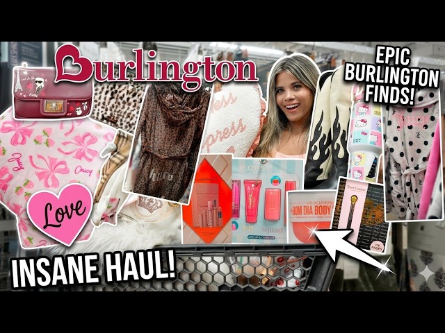 BURLINGTON FALL 2026 WALKTHROUGH TURNED INTO A GIRLY SHOPPING SPREE! 🍂 MAKEUP, HANDBAGS, SKINCARE