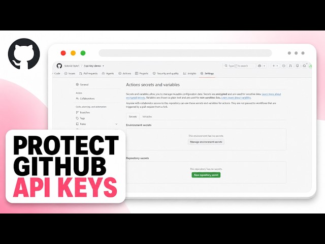 How to Hide an API Key in a GitHub Repository (Protect Sensitive Credentials)