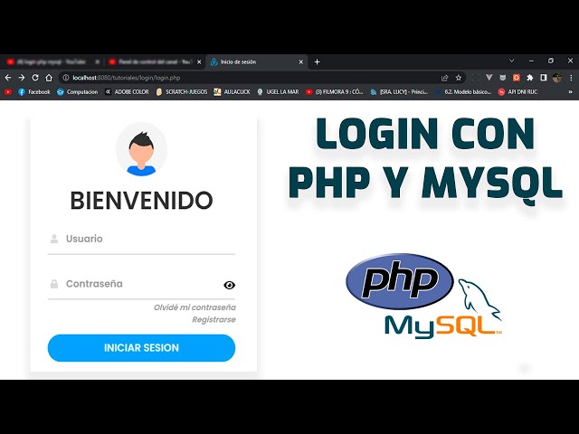 How to create a login with PHP and MySQL [PHP-MYSQL-CSS]