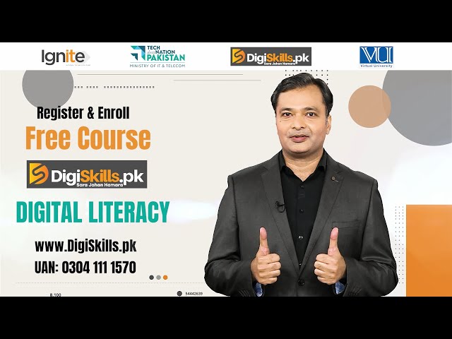Learn Digital Literacy & Computer Skills | Complete Digital Literacy Course | DigiSkills.pk