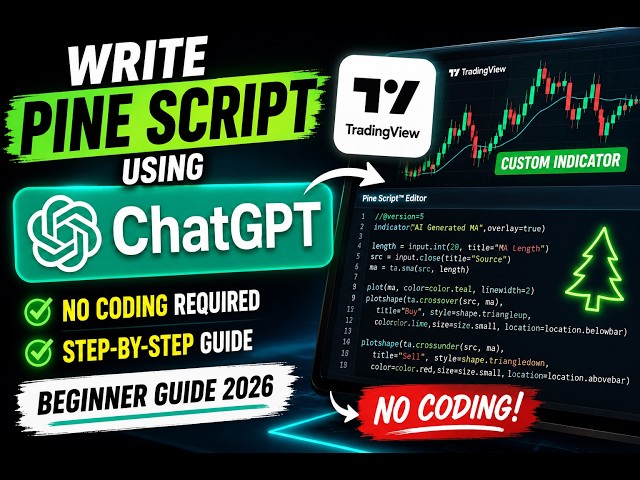 How to Write TradingView Pine Script Using ChatGPT (No Coding Required) | Beginner Guide