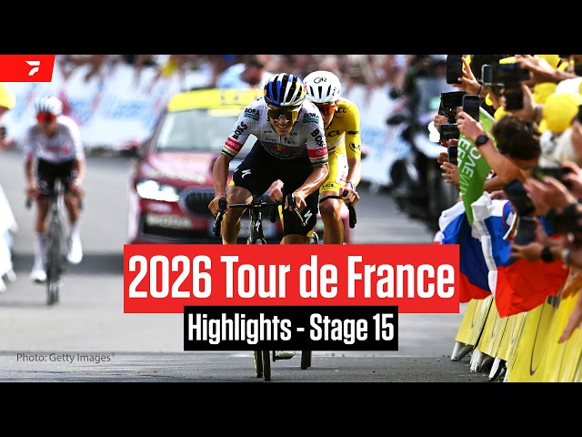 Tour de France 2026 Stage 15 Highlights