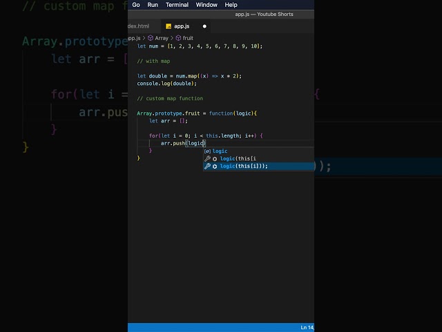 How to write custom map function
