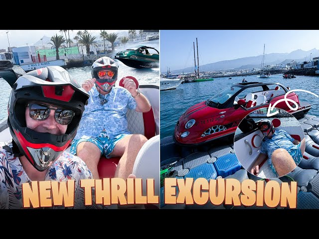 We Tried Tenerife’s NEW Abarth 500 Speed Boat Experience… WOW 😳