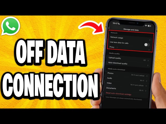 How To Off Whatsapp Data Connection