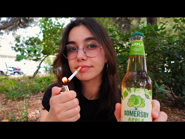 daydrinking and smoking cigarettes at 9am to avoid my problems