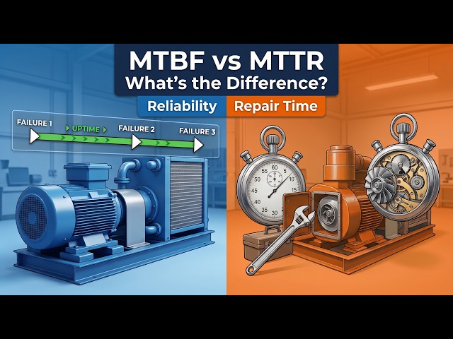 MTBF vs MTTR Explained | Maintenance KPIs for Facility Managers