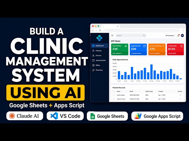 I Built a Clinic Management System Using Claude Code, Apps Script & Google Sheets