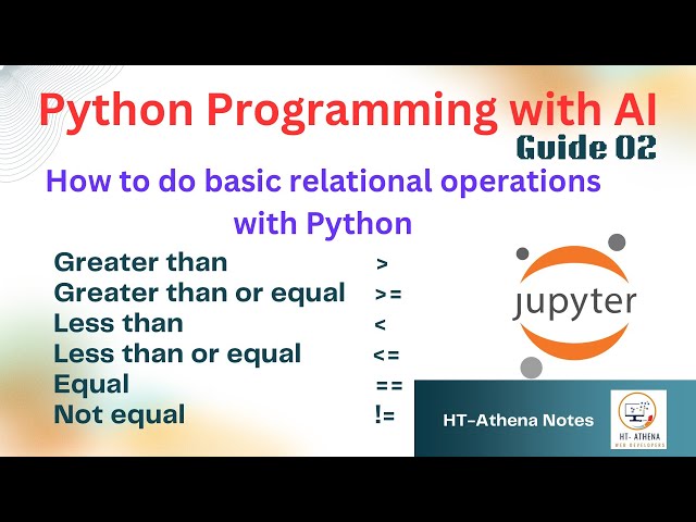 02. How to Do Relational Operations with Python | Master Comparison Operators for Better Code"