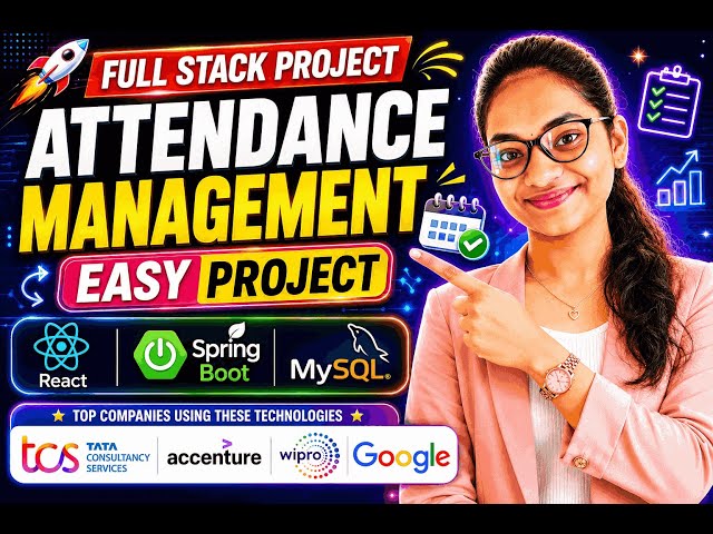 Attendance Management Project LIVE and also Interview Level