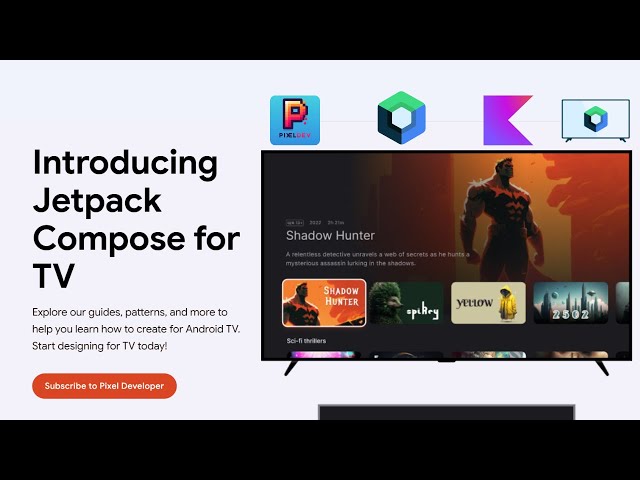 Introduction to Jetpack Compose for TV | Compose TV | Kotlin | Android TV #jetpackcompose #composetv