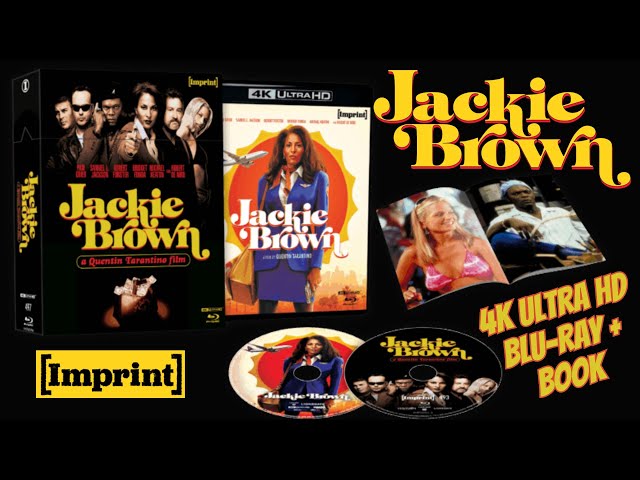 Jackie Brown Limited Edition of 1500 Hard Box 4K/Blu-ray/Book | VIAVISION Entertainment IMPRINT #493