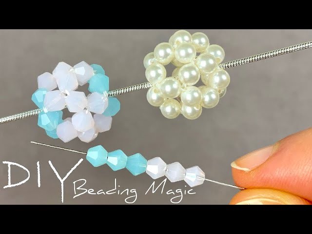 EASY Beaded Ball Tutorial: Beading Tutorials for Beginners | Beads Jewelry Making