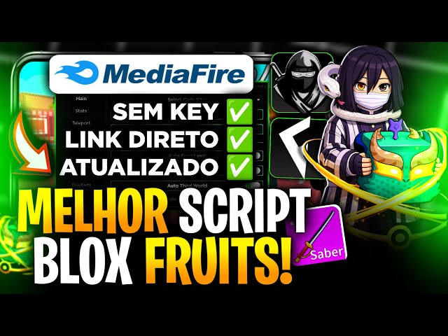 🚨LINK DIRETO MEDIAFIRE! SCRIPT BLOX FRUITS Para CELULAR PC (SEM KEY) ATUALIZADO 2026 +EXECUTOR DELTA
