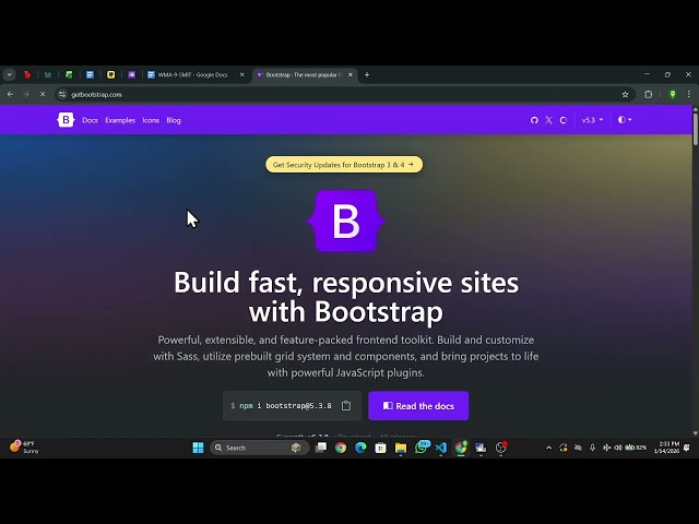Bootstrap-4 ( WMA-9-SMIT )