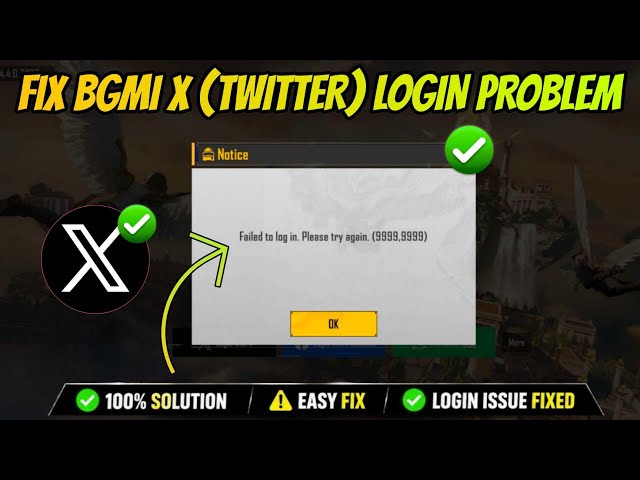 ✅ bgmi twitter login problem solve | bgmi login problem solve kaise karen |bgmi all problem solution