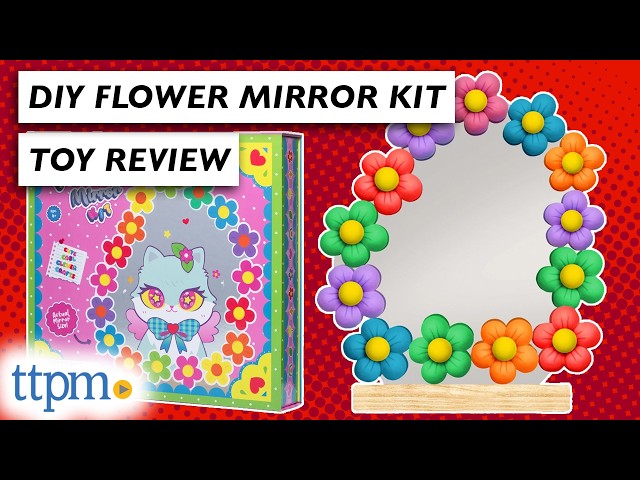 Let Your Creativity Bloom With the DIY Flower Mirror Kit!