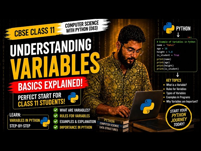 What are Variables in Python? | Complete Explanation for CBSE Class 11 (083)