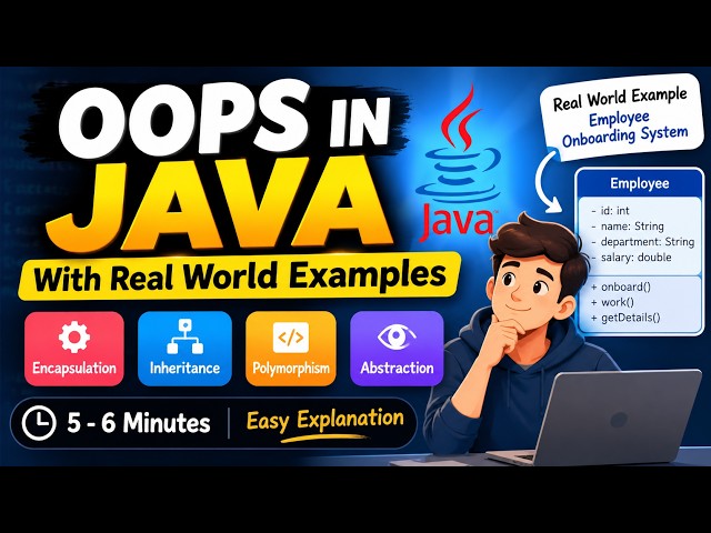 OOP in Java with Real-World Examples | Easy Explanation