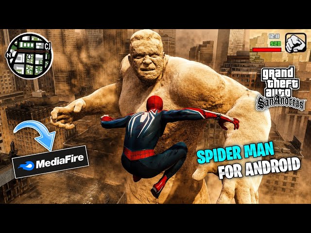 Spider-Man Mod for GTA SA Android | Low-End Device | Rk Ritik Tech