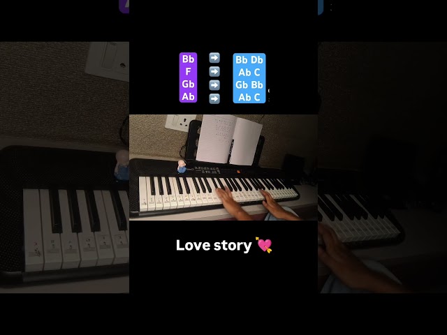 love story learning/tutorial on piano#lovestory #pianocover #algorithm #viral #fypシ゚viral #trending
