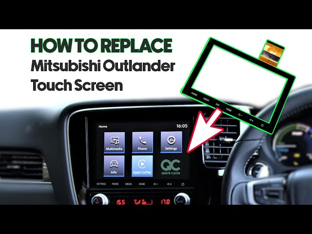 Mitsubishi Outlander Touch Screen -  How To Replace and Repair SDA2