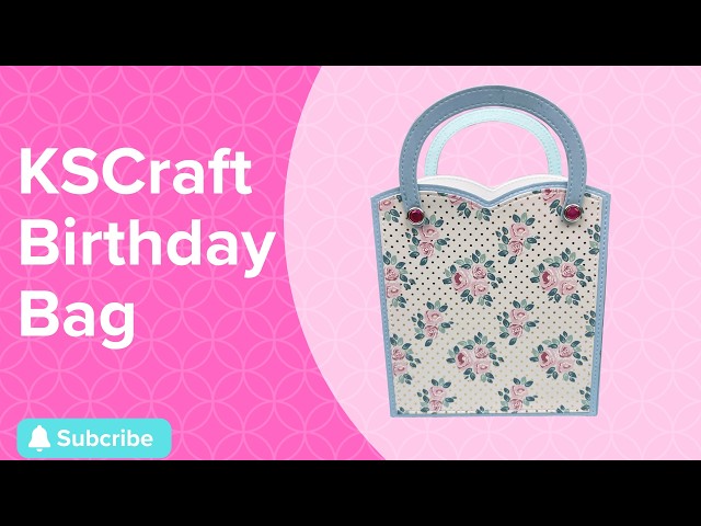 CRAFT FAIR SERIES 2026 - KSCraft Birthday Bag  #kscraft #craftfair #paperbagcrafts #giftbags