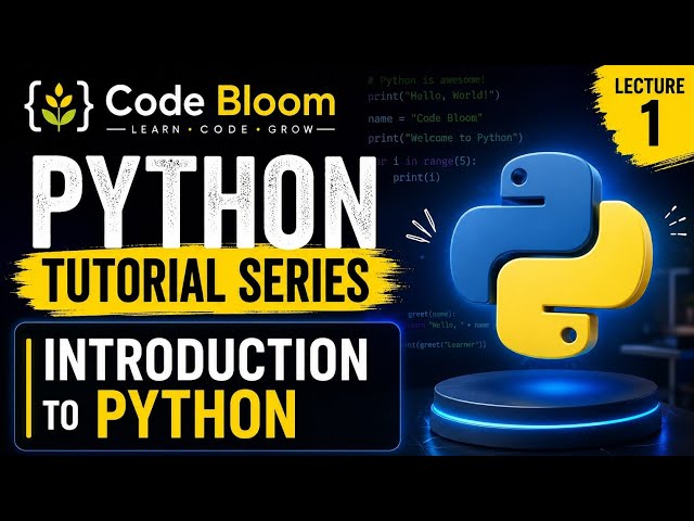 Python Tutorial for Beginners | Lecture 1: Introduction to Python 🐍