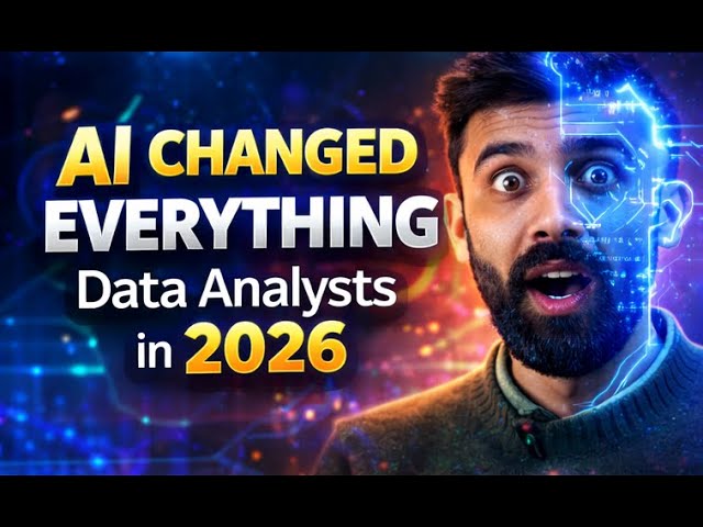 📊 How to Become a Data Analyst in 2026 (Complete Roadmap)