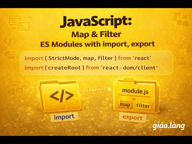 Full Stack Unlocking: Lesson 09_Map & Filter | ES Modules with Import and Export_FILTER
