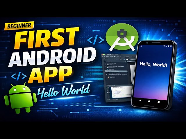Android First App | Hello World Program in Android Studio | NextGen IT Academy