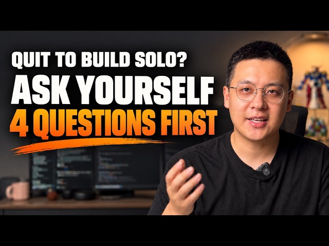 Quitting to Build an AI Startup? 4 Questions Every Indie Developer Should Answer