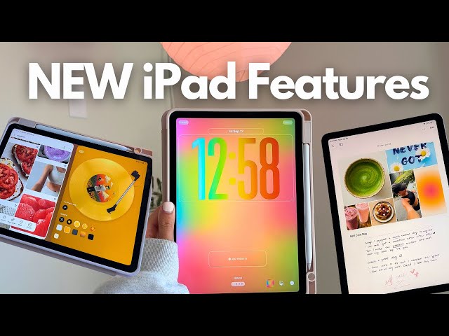 iPadOS 26 New Apps & Features 📱✨