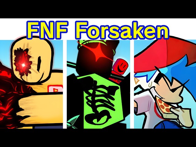 Friday Night Funkin' Vs Forsaken: DEMO | John Doe, c00lkidd, & 1x1x1x1 (Roblox Horror FNF Mod)
