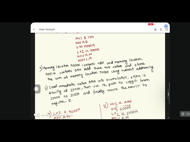 Lecture 8  || Microprocessor || Mid e fail