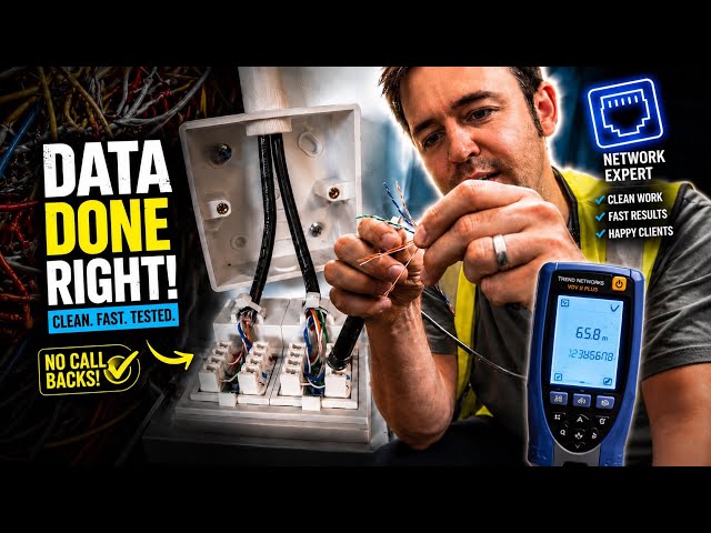 The RIGHT Way to Install Data Cabling (No Call Backs!)