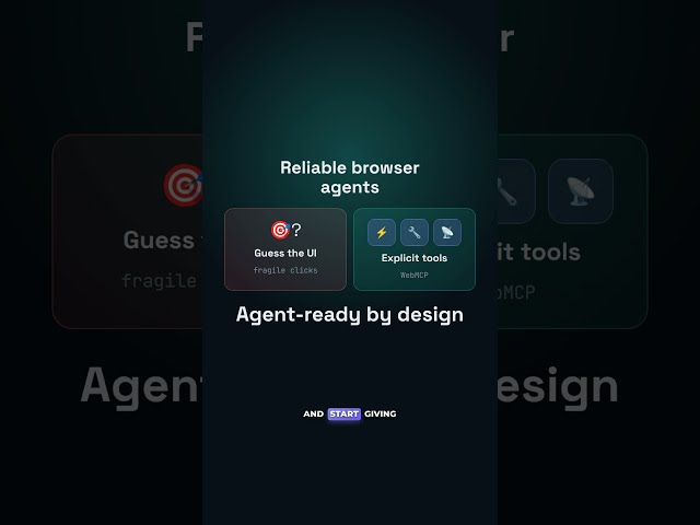 Make Your Website Ready for AI Agents with WebMCP