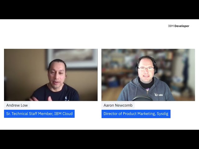 Demo of IBM Cloud Monitoring with Sysdig