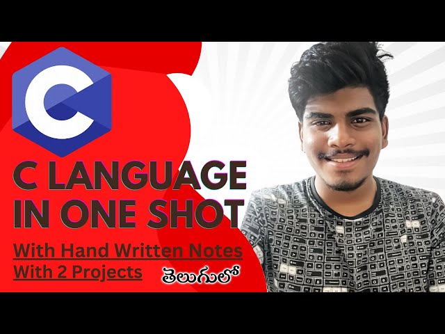 Learn C Language in 10 Hours | C Language in one Shot | In Telugu | Varun Teja | frogRAMmer