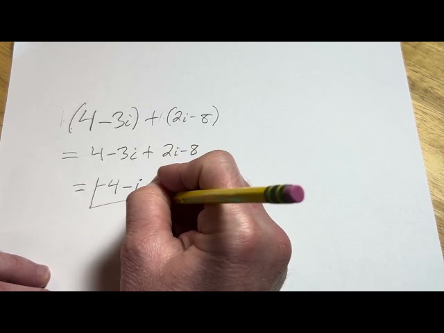How to Add Complex Numbers in 64 Seconds