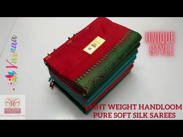 latest silk sarees collections 2022 | Unique designs in silk sarees | soft silk sarees varnaa