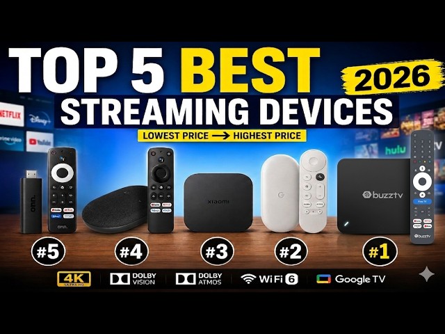 Top 5 Best Streaming Devices of 2026