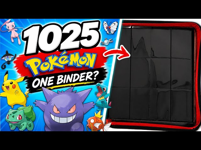 1025 Pokémon in 1 Binder...