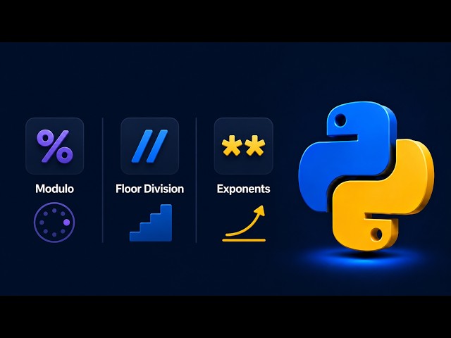 Beyond Basic Math: Modulo, Floor Division, and Exponents in Python